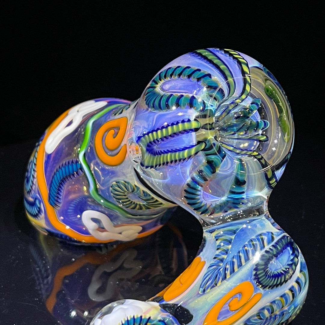 Inside Out Sidecar Bubbler Glass Pipe Tiny Mike   