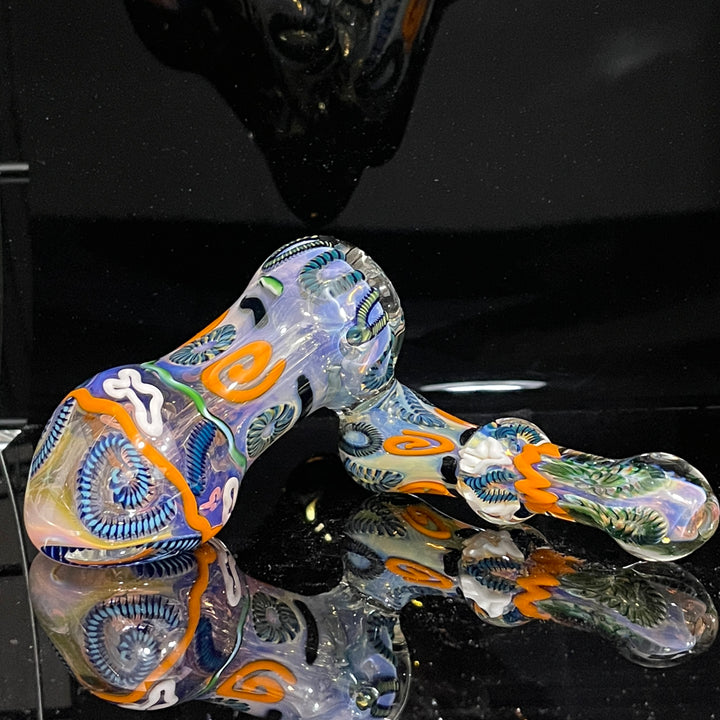 Inside Out Sidecar Bubbler Glass Pipe Tiny Mike   