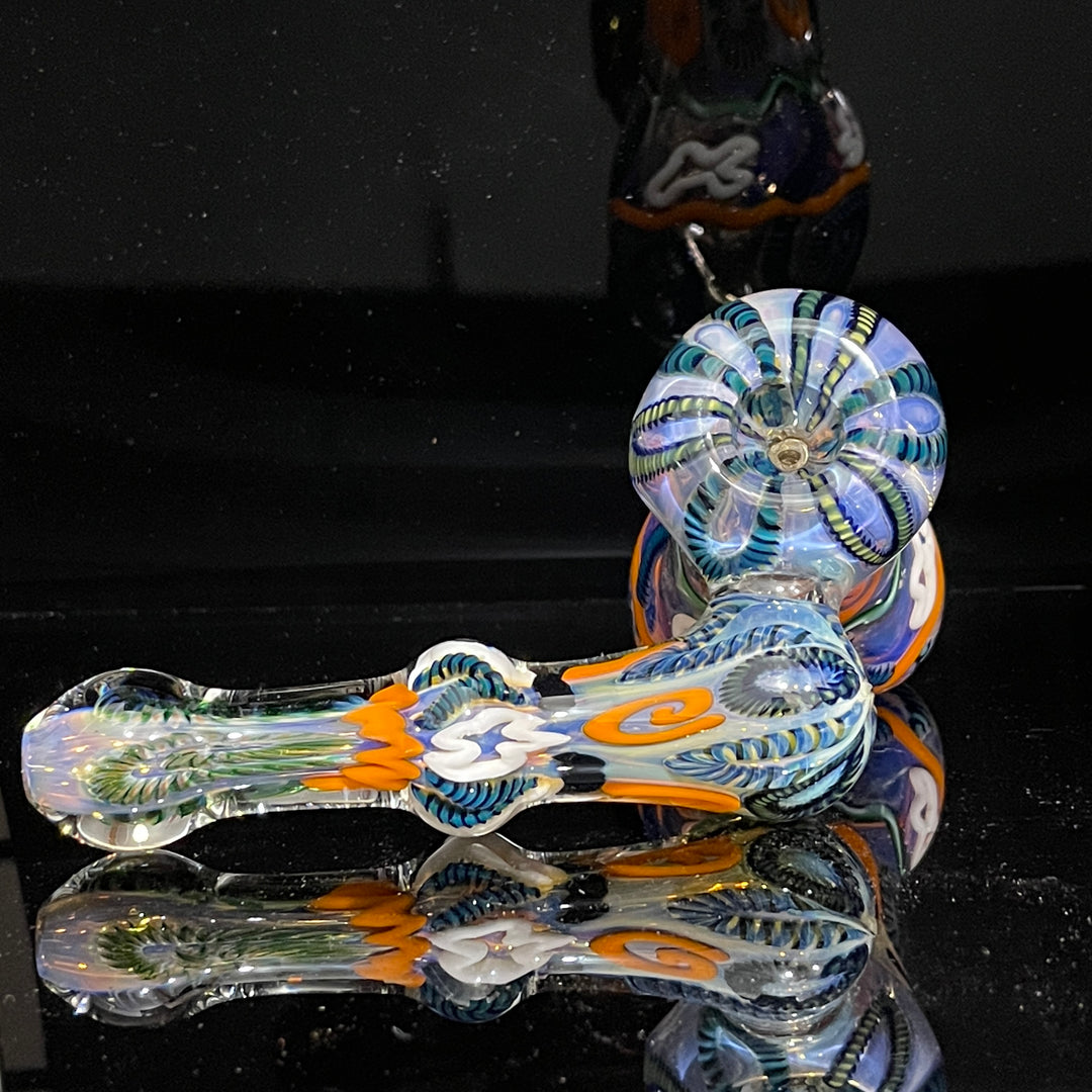 Inside Out Sidecar Bubbler Glass Pipe Tiny Mike   