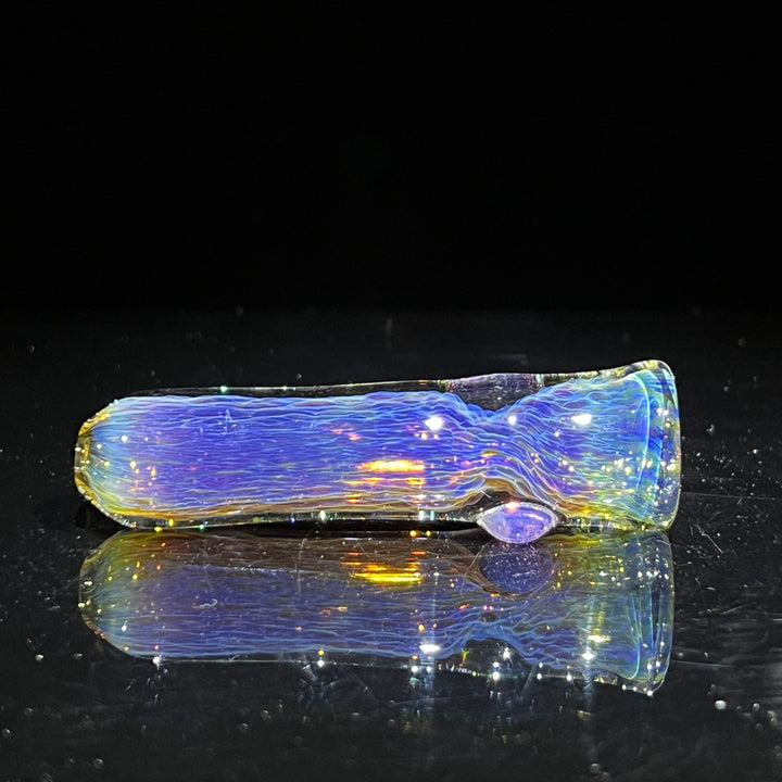 Thick Purple Chillum Glass Pipe Chuck Glass   