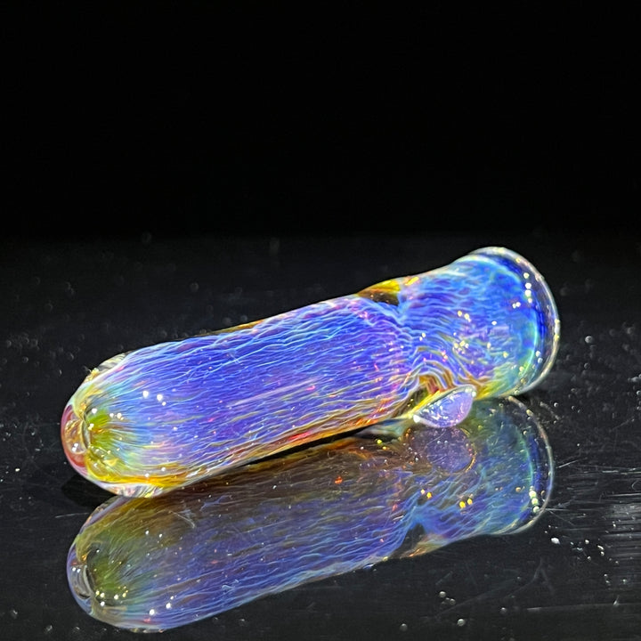 Thick Purple Chillum Glass Pipe Chuck Glass   