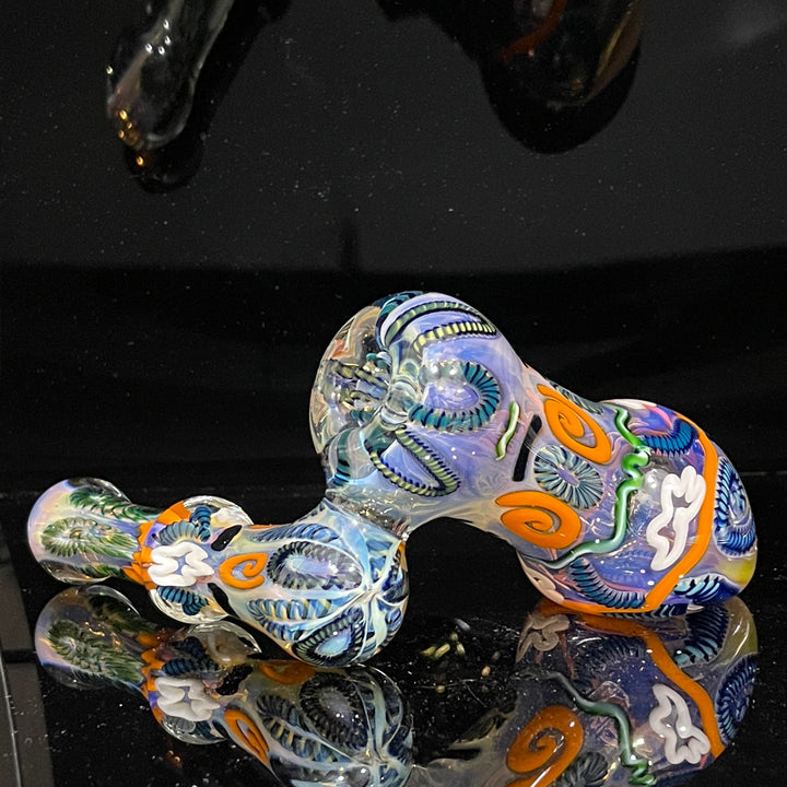 Inside Out Sidecar Bubbler Glass Pipe Tiny Mike   