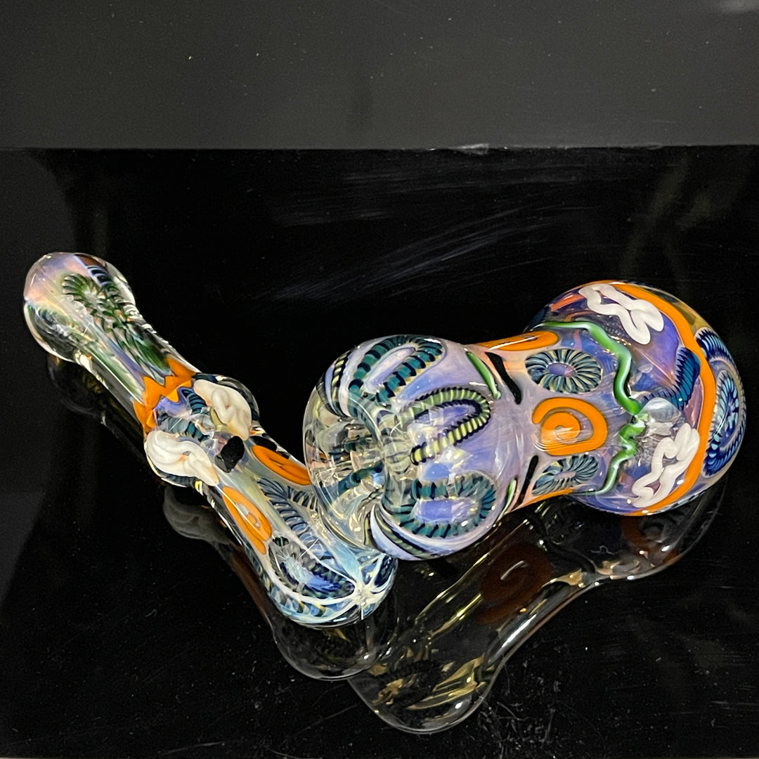 Inside Out Sidecar Bubbler Glass Pipe Tiny Mike   