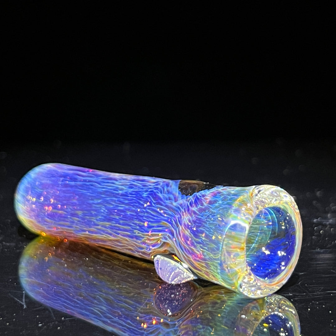 Thick Purple Chillum Glass Pipe Chuck Glass   