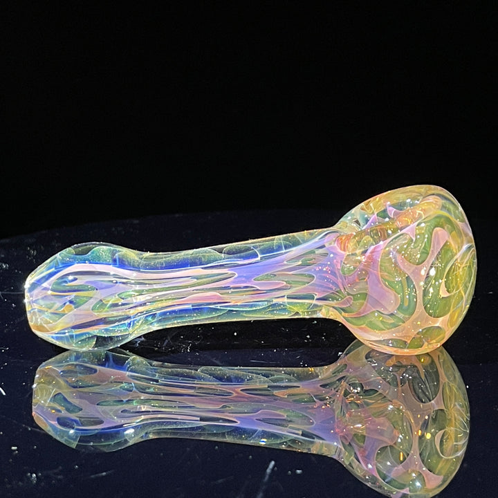 Large Ghost Flame Pipe Glass Pipe Tiny Mike   