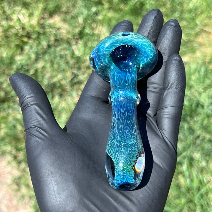 Blue Frit Pipe Glass Pipe Beezy Glass   