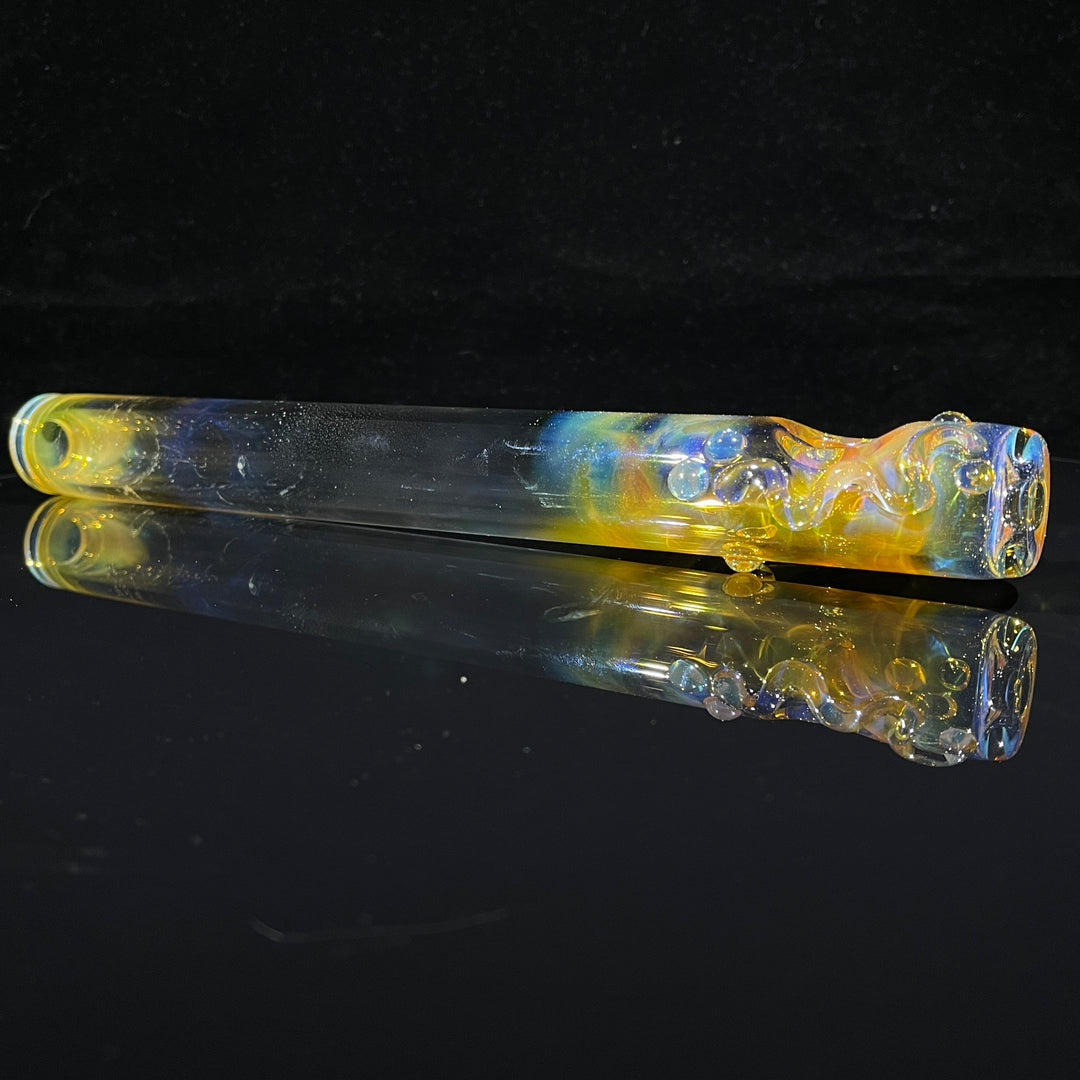 11.5" Fumed Squiggle Steamroller Glass Pipe Beezy Glass