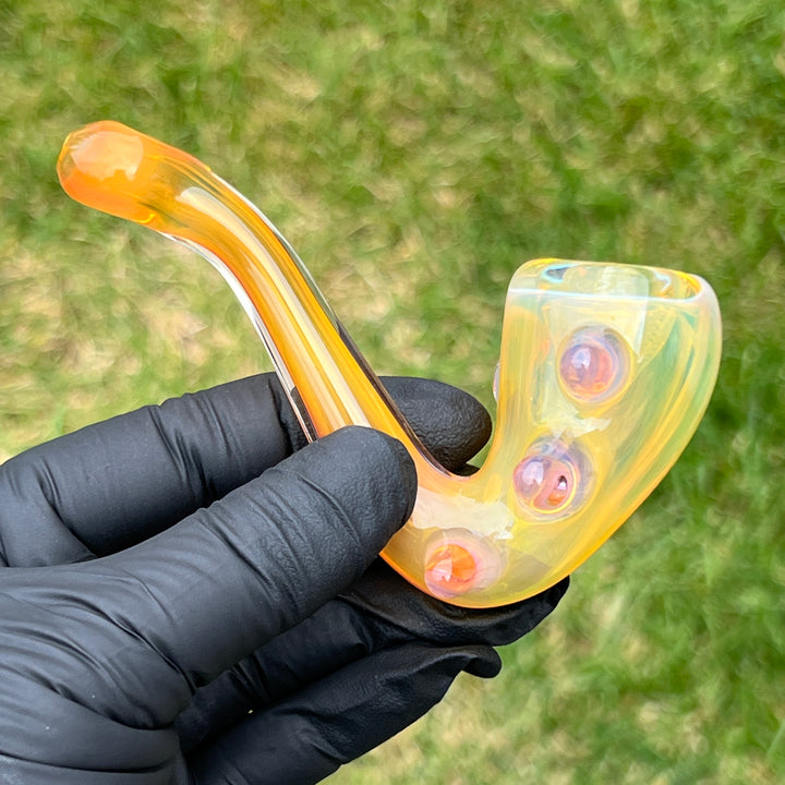 Fumed Spike Sherlock Glass Pipe Orosboro Glass   