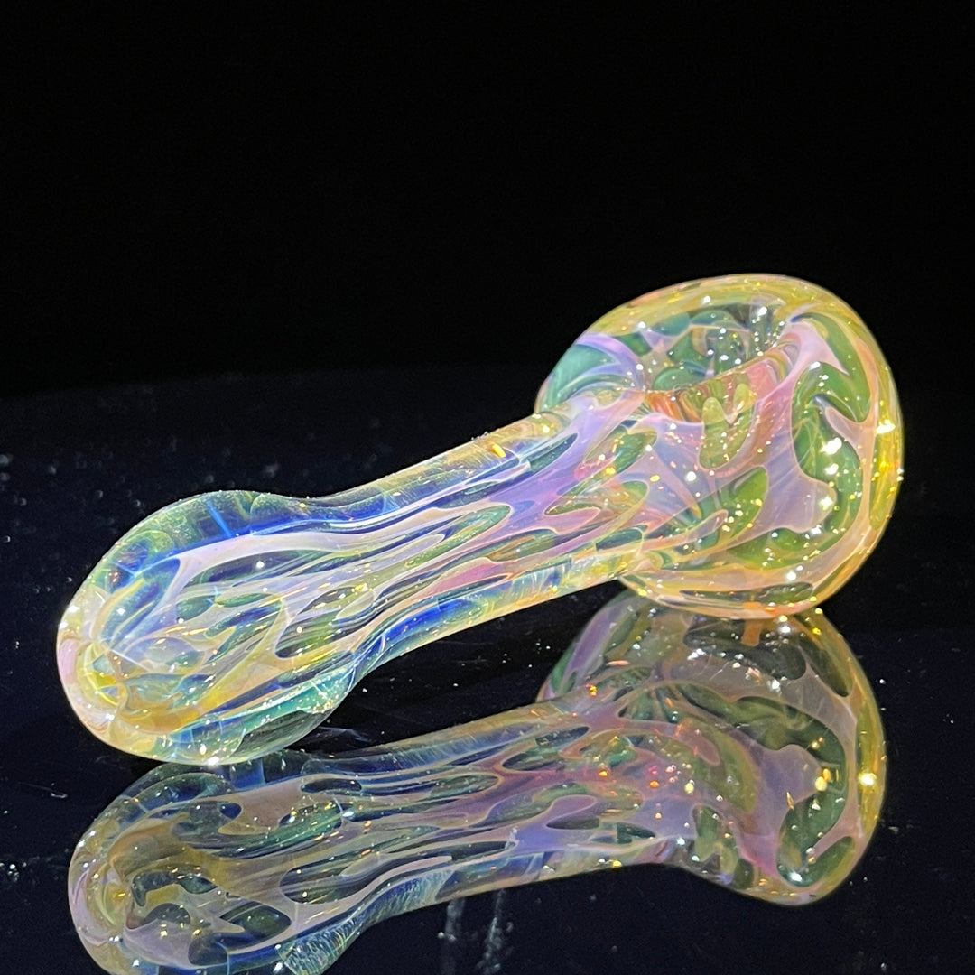 Large Ghost Flame Pipe Glass Pipe Tiny Mike   