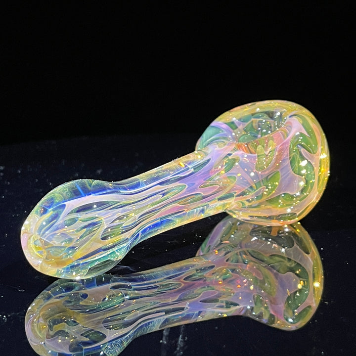 Large Ghost Flame Pipe Glass Pipe Tiny Mike   