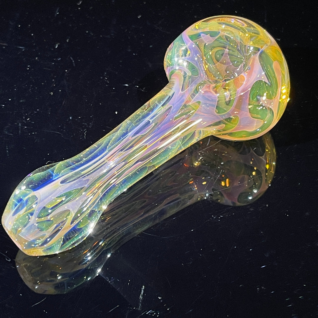 Large Ghost Flame Pipe Glass Pipe Tiny Mike   