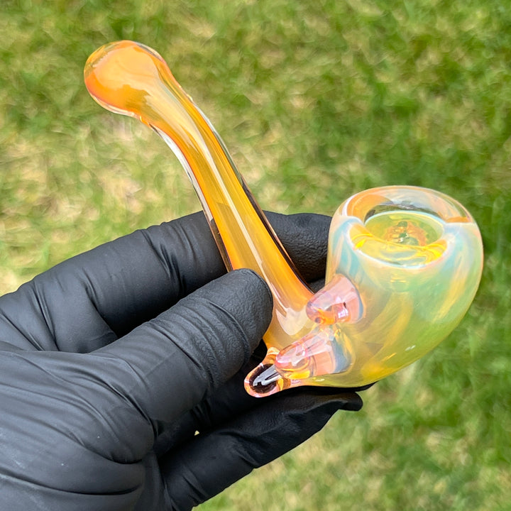 Fumed Spike Sherlock Glass Pipe Orosboro Glass   