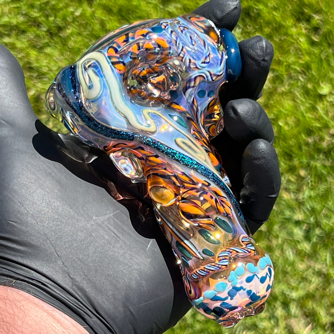 Molten Thick and Twisted Pipe 43 Glass Pipe Molten Imagination   