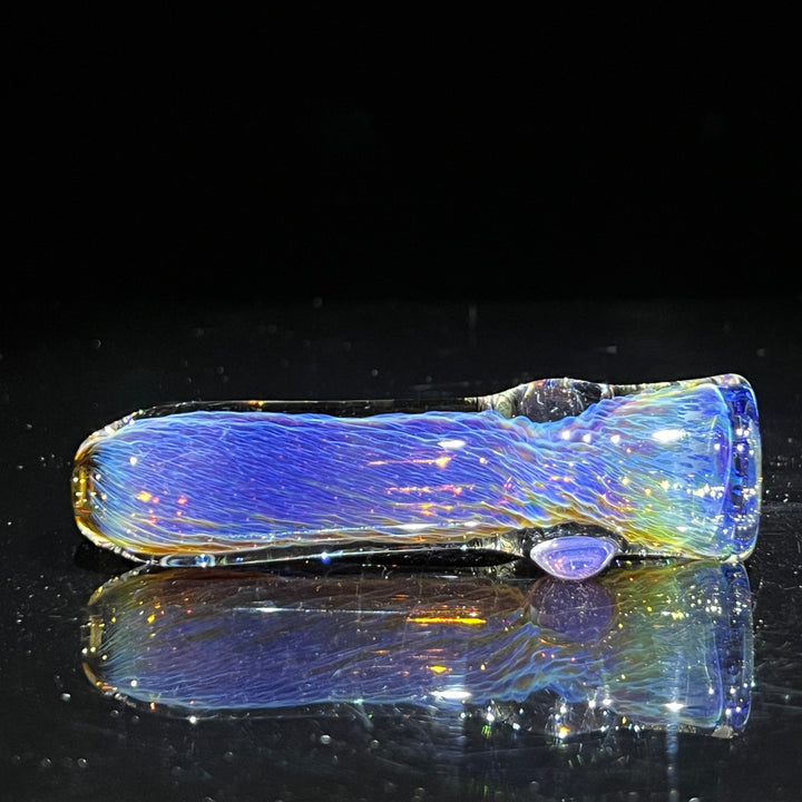 Thick Purple Chillum Glass Pipe Chuck Glass   