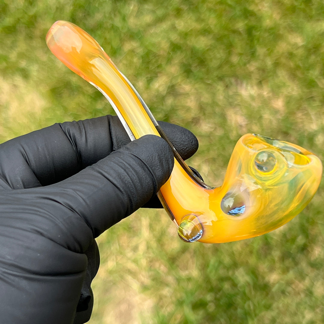 Fumed Spike Sherlock Glass Pipe Orosboro Glass   