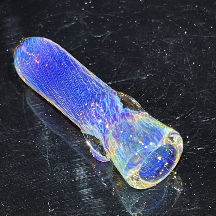 Thick Purple Chillum Glass Pipe Chuck Glass   