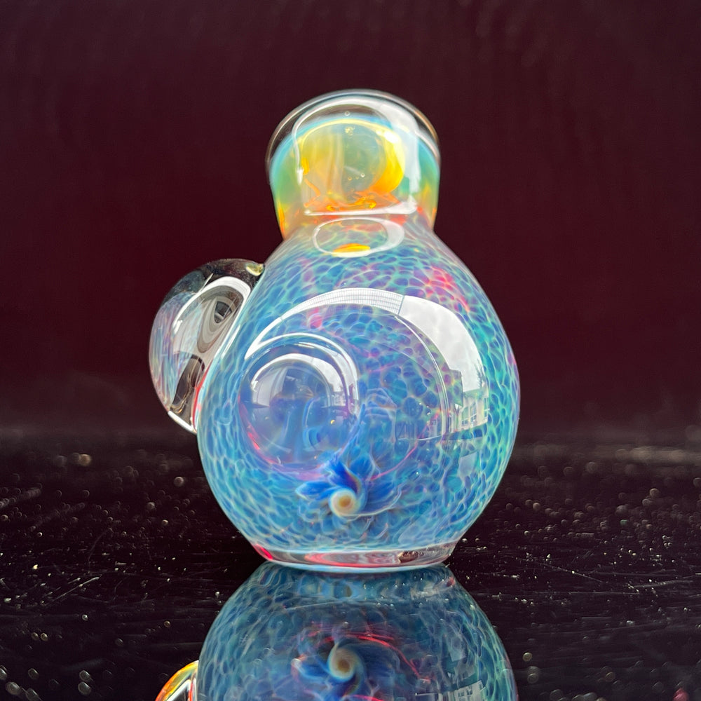 Purple Nebula Drop Hammer Glass Pipe Tako Glass   