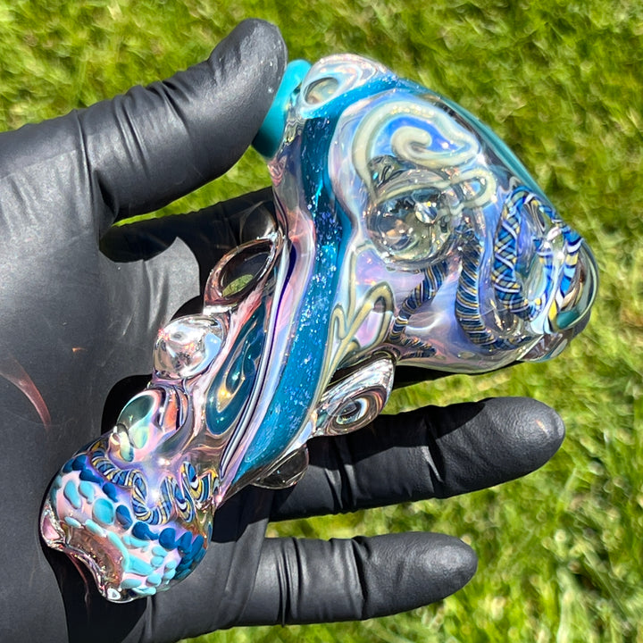 Molten Thick and Twisted Pipe 44 Glass Pipe Molten Imagination   