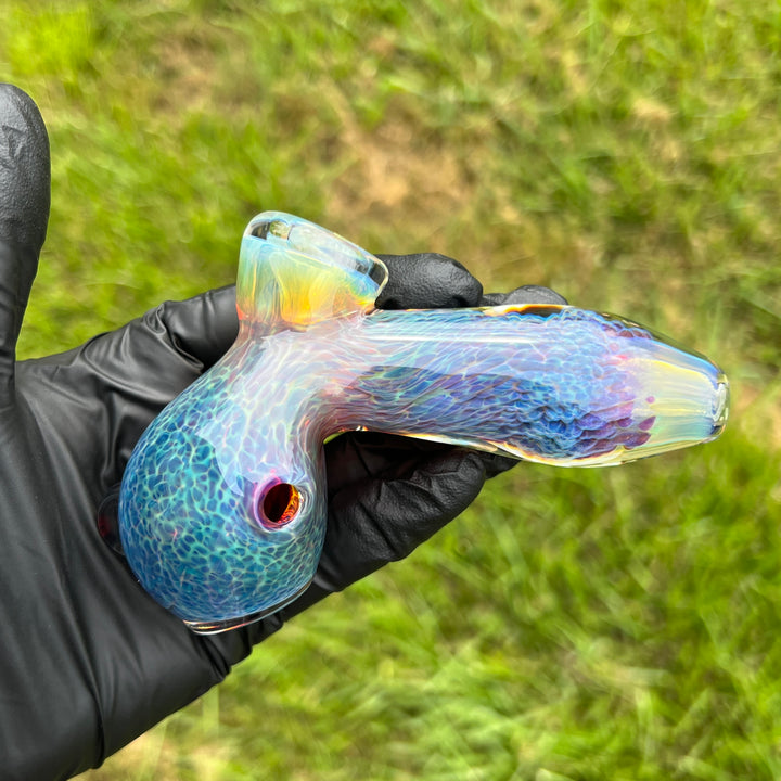 Purple Nebula Drop Hammer Glass Pipe Tako Glass   