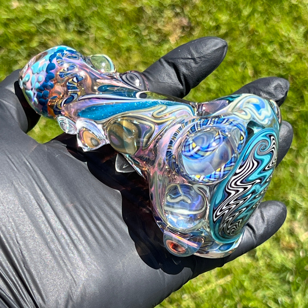 Molten Thick and Twisted Pipe 44 Glass Pipe Molten Imagination   