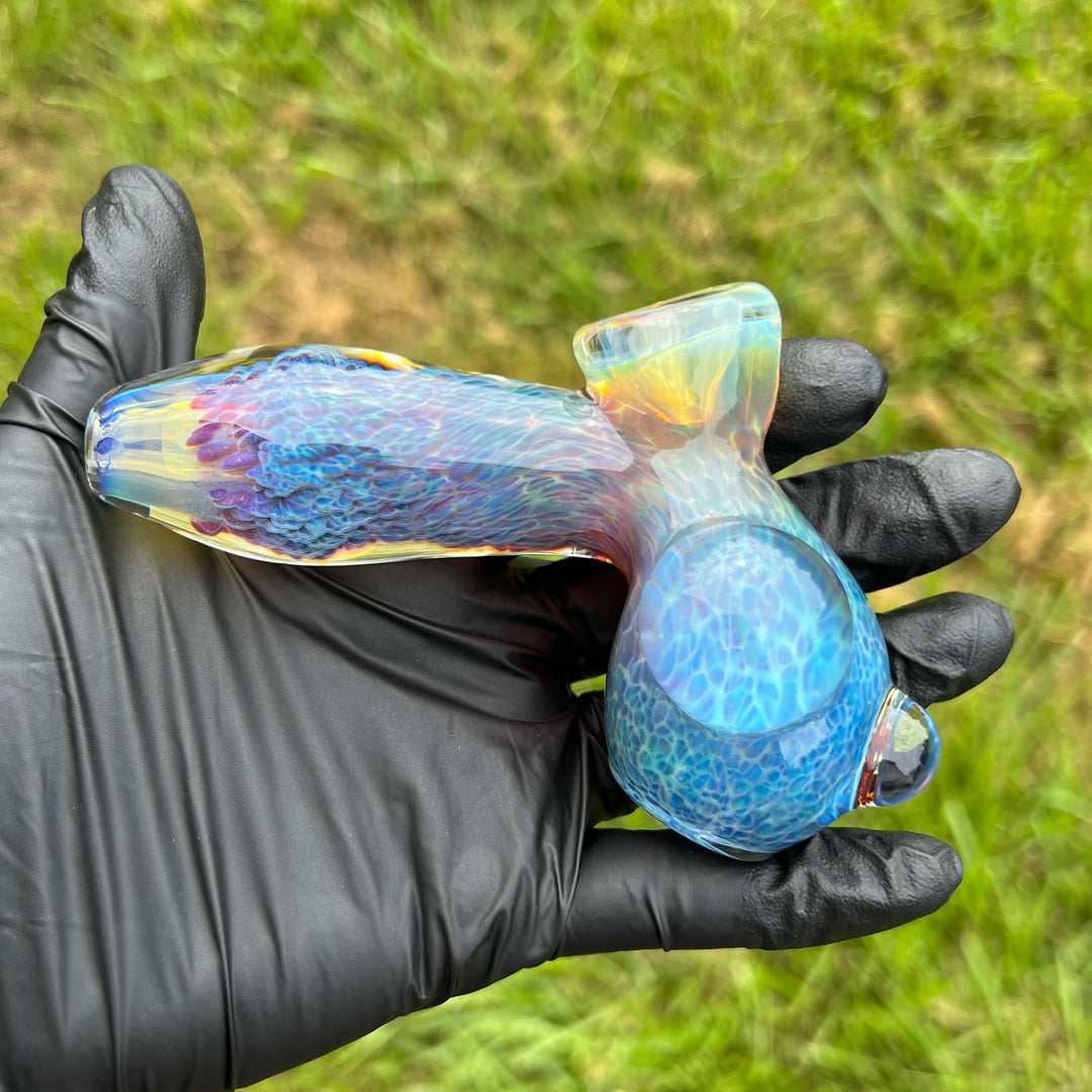 Purple Nebula Drop Hammer Glass Pipe Tako Glass   