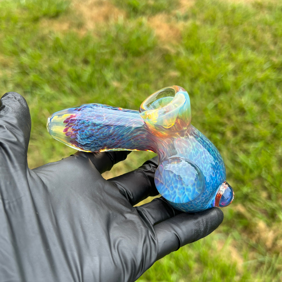 Purple Nebula Drop Hammer Glass Pipe Tako Glass   