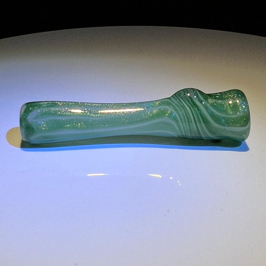 Mighty Moss UV Chillum Glass Pipe Taggart Glass   