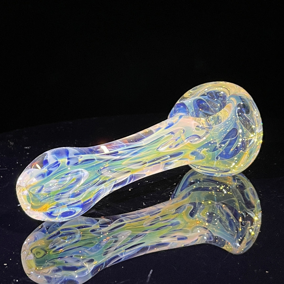 Large Ghost Flame Pipe Glass Pipe Tiny Mike   