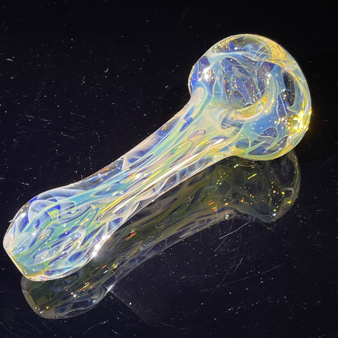 Large Ghost Flame Pipe Glass Pipe Tiny Mike   