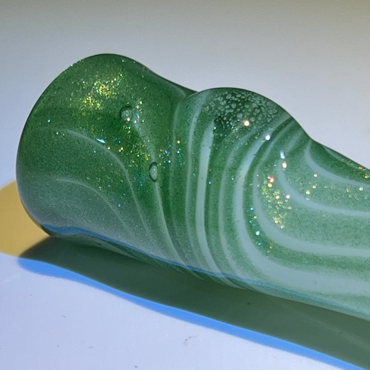 Mighty Moss UV Chillum Glass Pipe Taggart Glass   