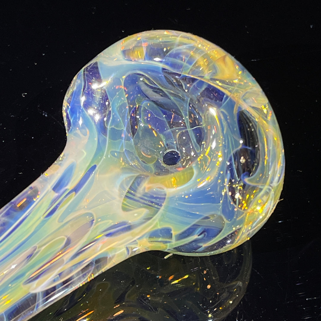 Large Ghost Flame Pipe Glass Pipe Tiny Mike   