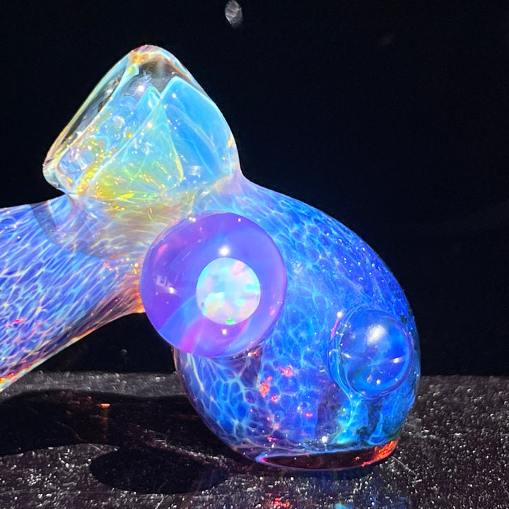 Purple Nebula Opal Drop Hammer Glass Pipe Tako Glass   