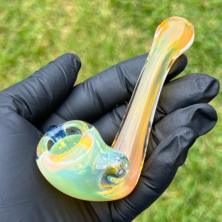 Fumed Spike Sherlock Glass Pipe Orosboro Glass   