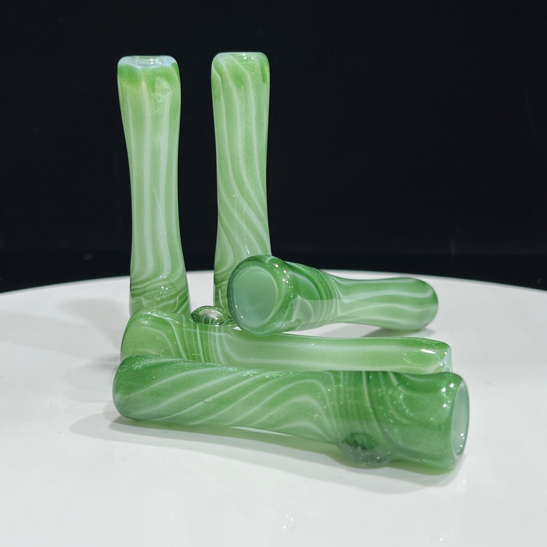 Mighty Moss UV Chillum Glass Pipe Taggart Glass   