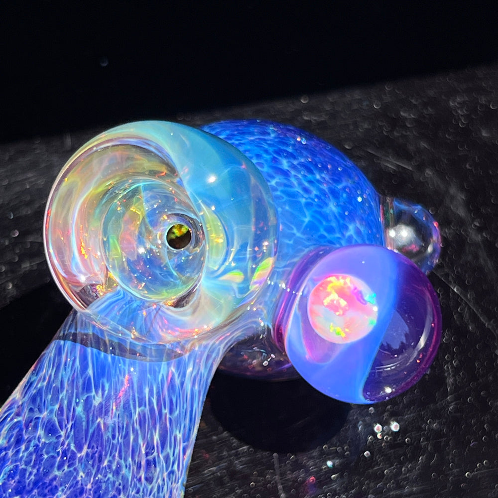 Purple Nebula Opal Drop Hammer Glass Pipe Tako Glass   