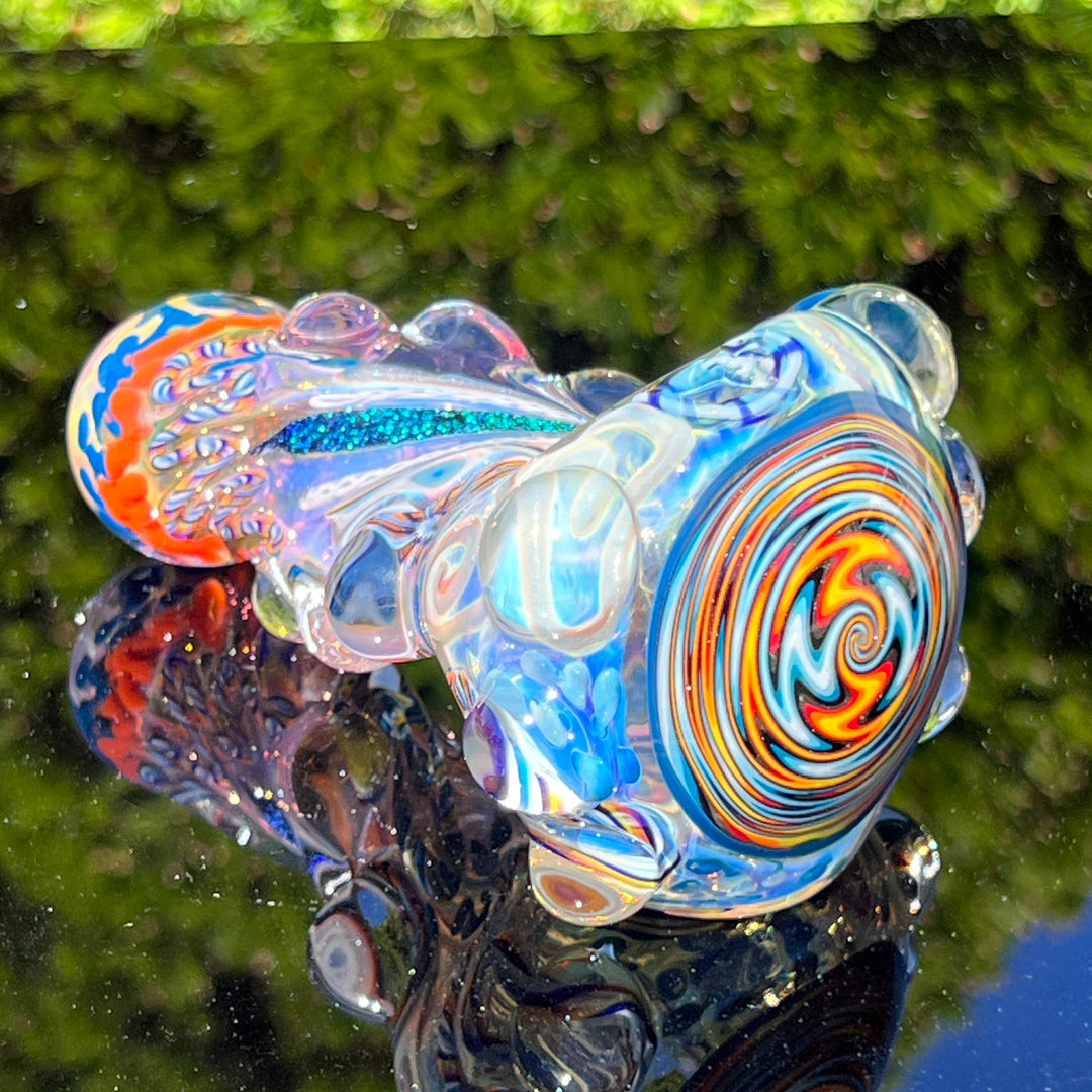 Molten Thick and Twisted Pipe 45 Glass Pipe Molten Imagination   