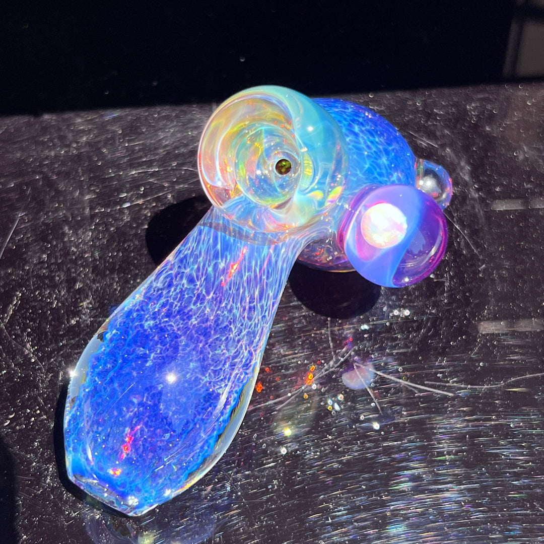 Purple Nebula Opal Drop Hammer Glass Pipe Tako Glass   