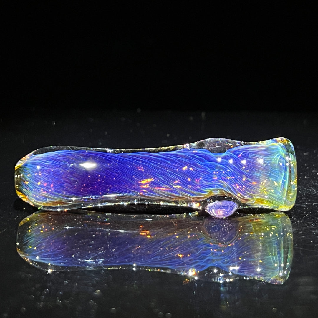 Thick Purple Chillum Glass Pipe Chuck Glass   