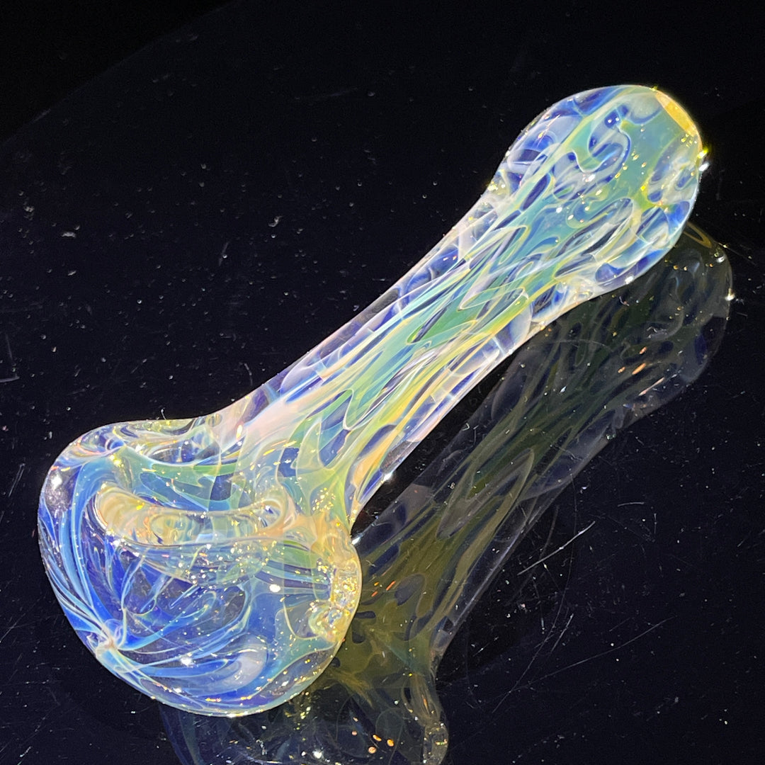 Large Ghost Flame Pipe Glass Pipe Tiny Mike   