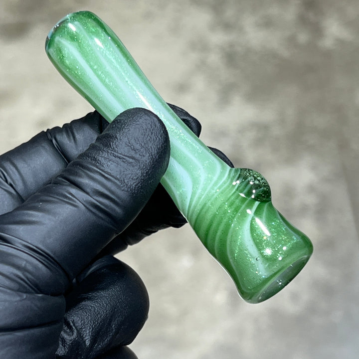 Mighty Moss UV Chillum Glass Pipe Taggart Glass   