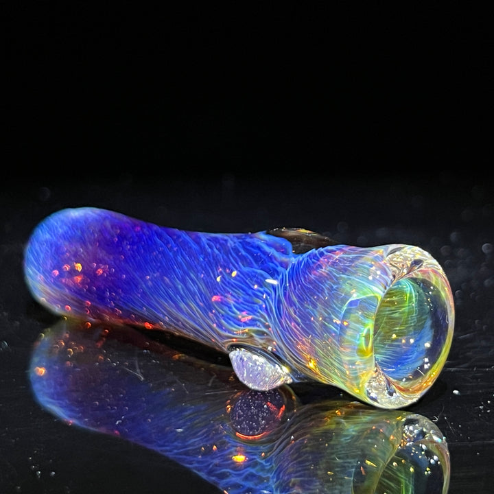 Thick Purple Chillum Glass Pipe Chuck Glass   