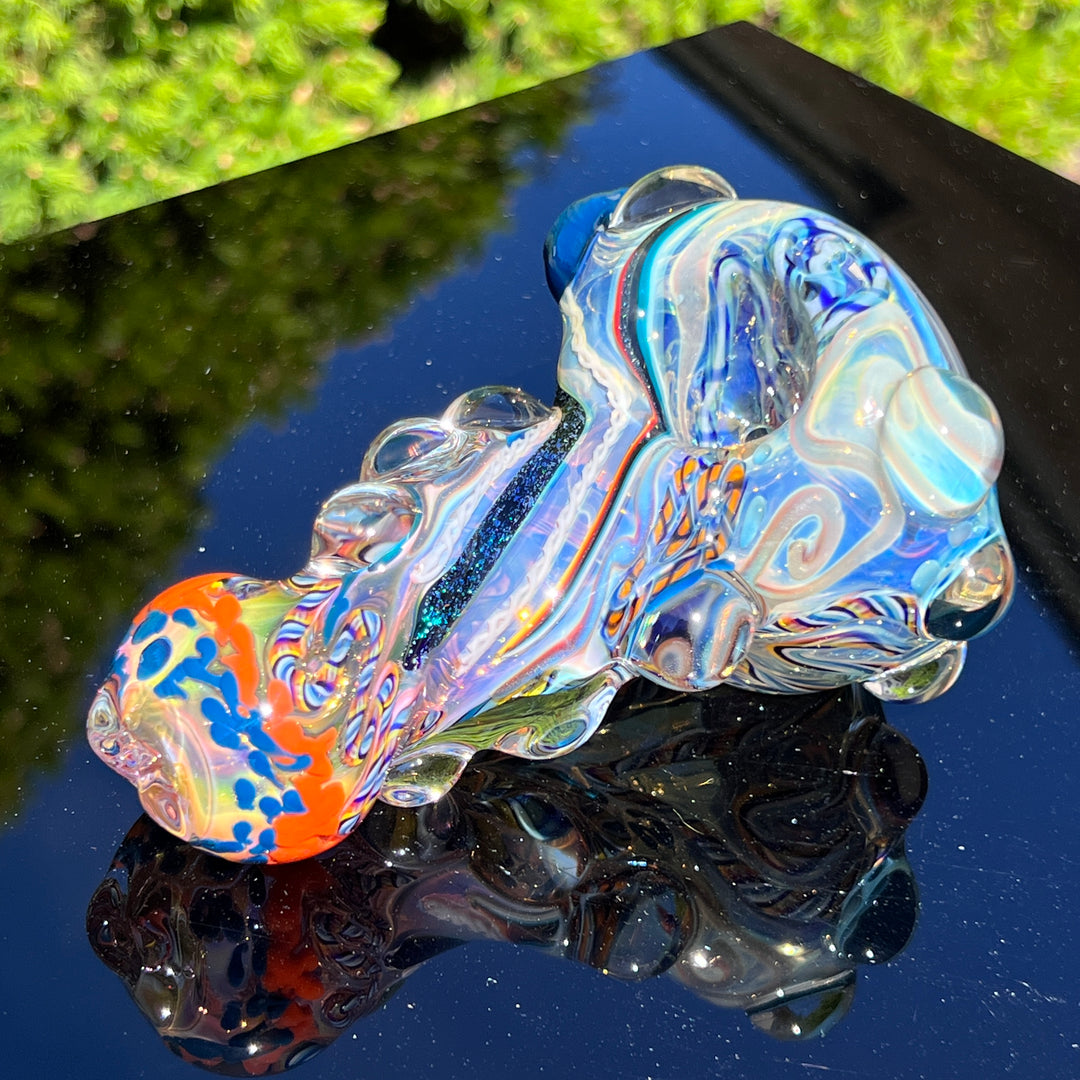 Molten Thick and Twisted Pipe 45 Glass Pipe Molten Imagination   