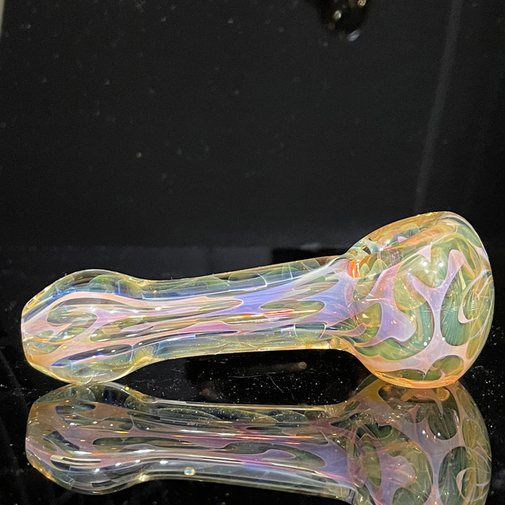 Large Ghost Flame Pipe Glass Pipe Tiny Mike   