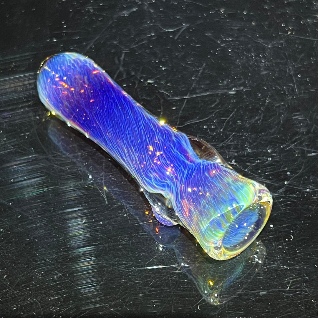 Thick Purple Chillum Glass Pipe Chuck Glass   