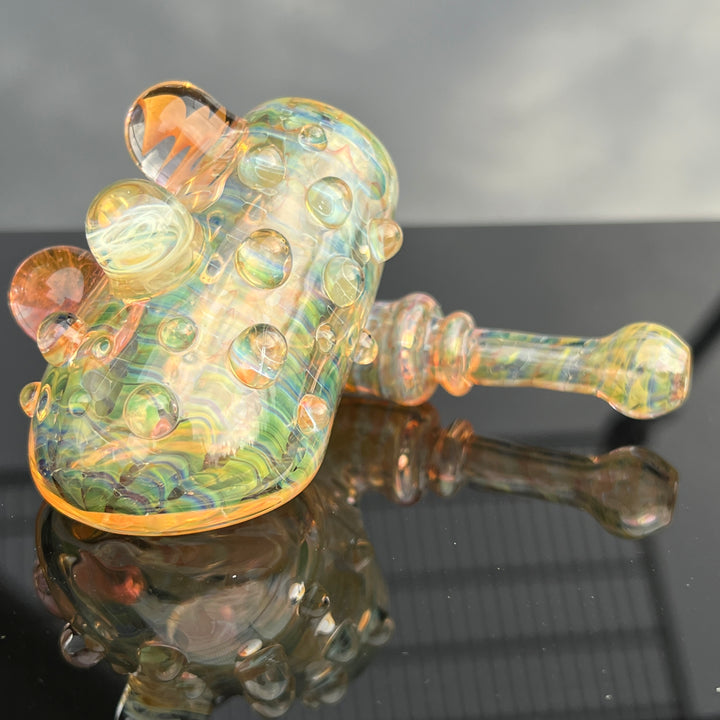 Gold Fumed Sidecar Pipe Glass Pipe Sugar Shack   