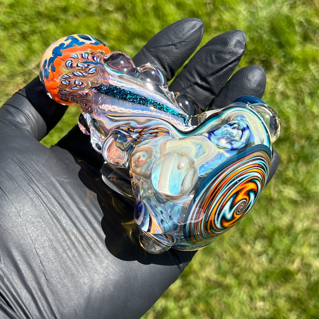 Molten Thick and Twisted Pipe 45 Glass Pipe Molten Imagination   