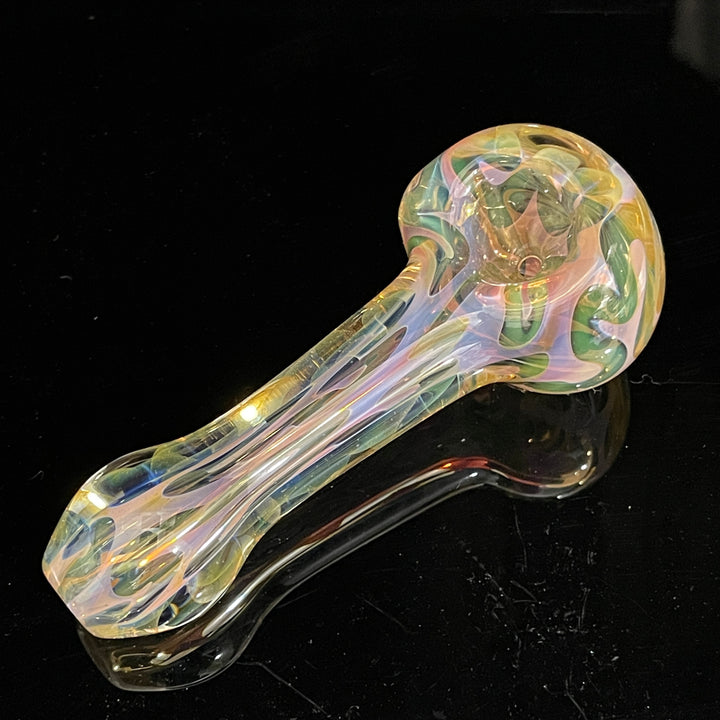 Large Ghost Flame Pipe Glass Pipe Tiny Mike   