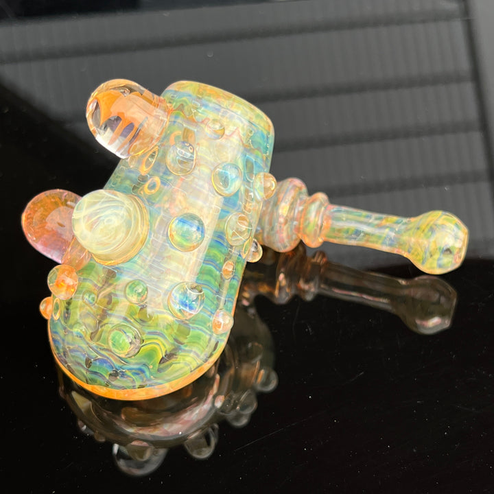 Gold Fumed Sidecar Pipe Glass Pipe Sugar Shack   