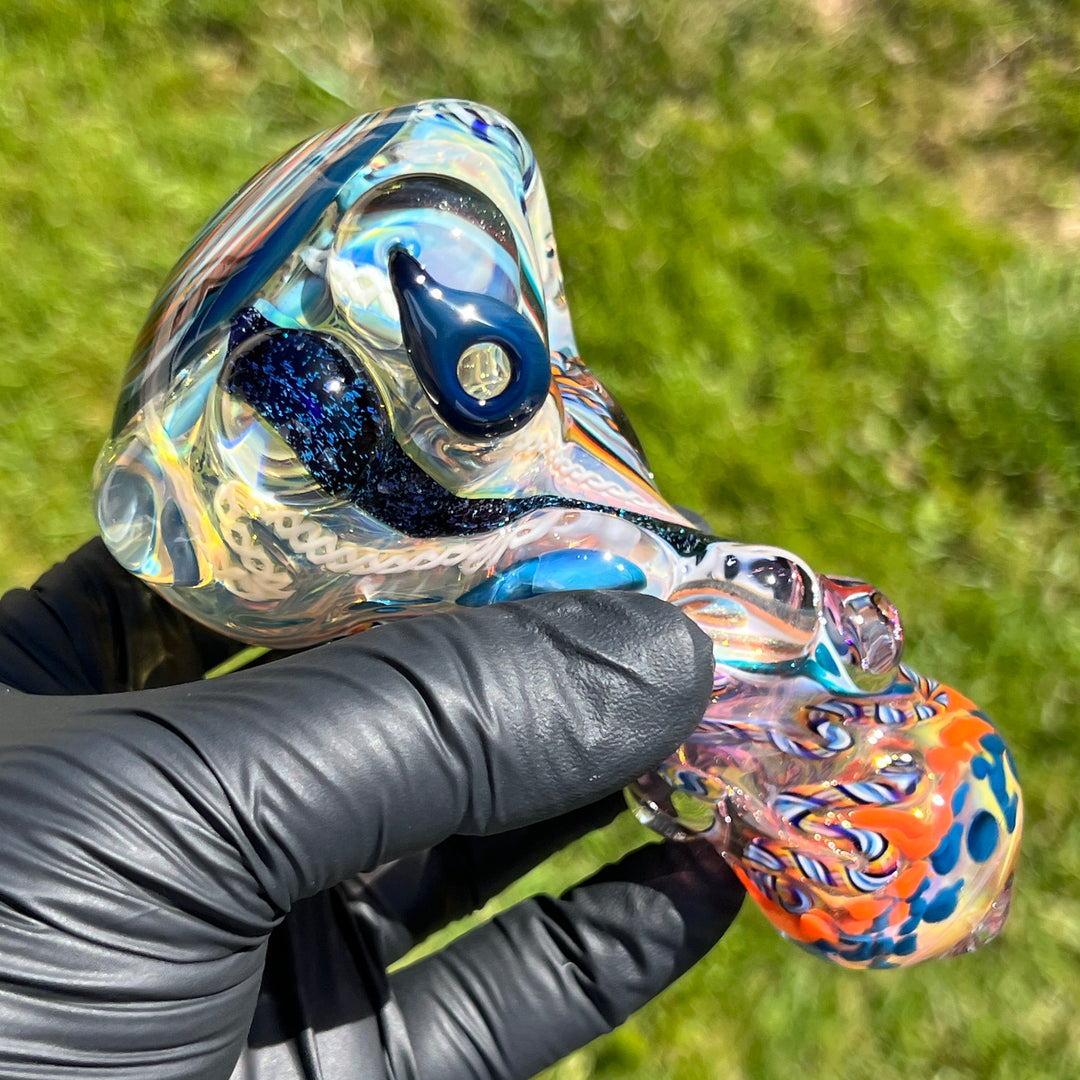 Molten Thick and Twisted Pipe 45 Glass Pipe Molten Imagination   