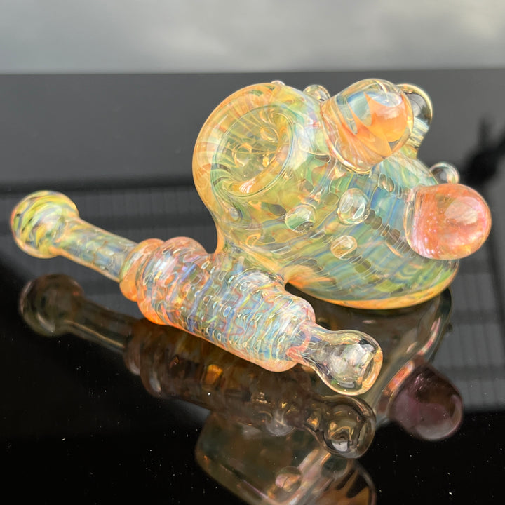 Gold Fumed Sidecar Pipe Glass Pipe Sugar Shack   